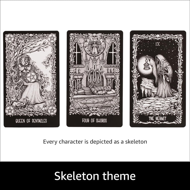 Darkside Skeleton Tarot Cards Deck, Standard Edition